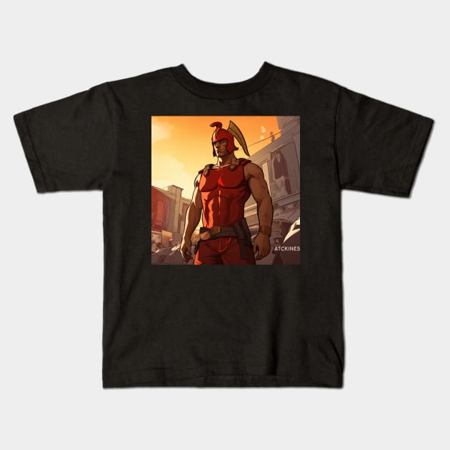 Achilles Kids T-Shirt by ComicsFactory